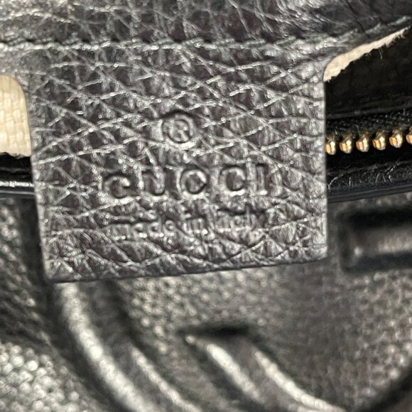 Gucci Pebbled Leather Soho Cellarius Satchel 3-Way Bag (JB1057) - Picture 6 of 16